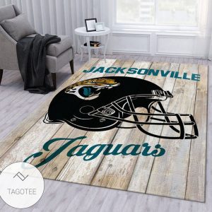 Jacksonville Jaguars Wood Nfl Football Team Area Rug For Gift Living Room Rug Home Us Decor