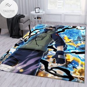 Kakashi Anime Area Rug Bedroom Rug Us Gift Decor