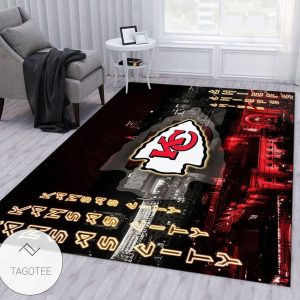 Kansas City Chiefs Nfl Rug Living Room Rug Us Gift Decor
