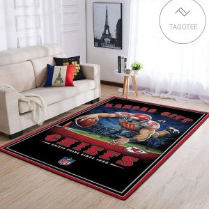 Kansas City Chiefs Nfl Team Pride Nice Gift Home Decor Rectangle Area Rug