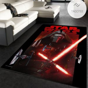 Kylo Ren Area Rug Dark Side Vs Light Side Floor Decor Home Decor