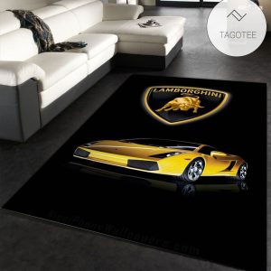 Lamborghini Area Rugs Bedroom Rug Christmas Gift Us Decor